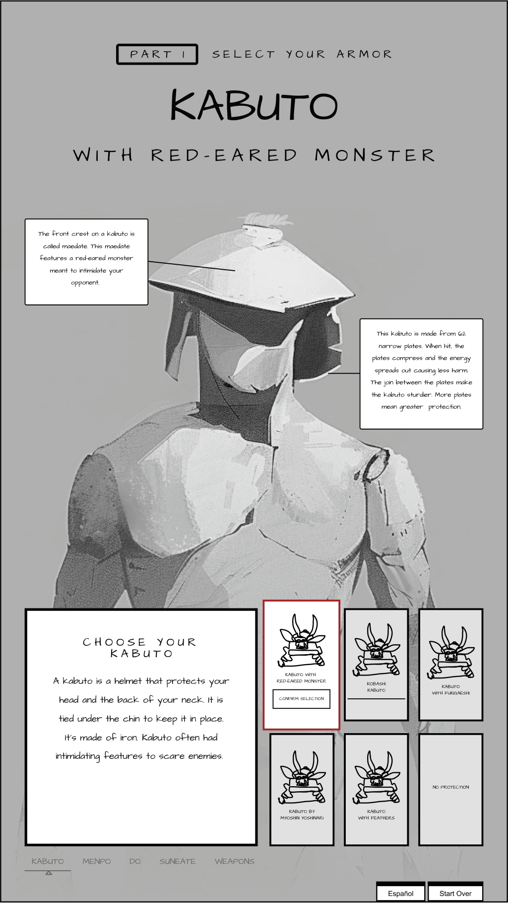 North Carolina Museum of Art — Samurai — armour you can assemble with your hands