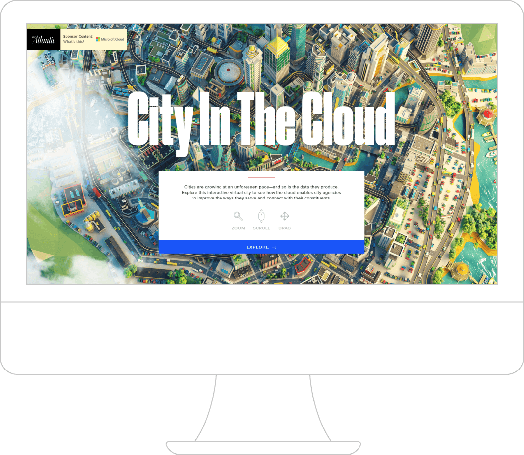 Microsoft + The Atlantic — Cloud City — an interactive atlas of municipal AI